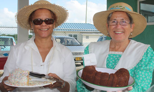 West Bay ladies showcase cakes